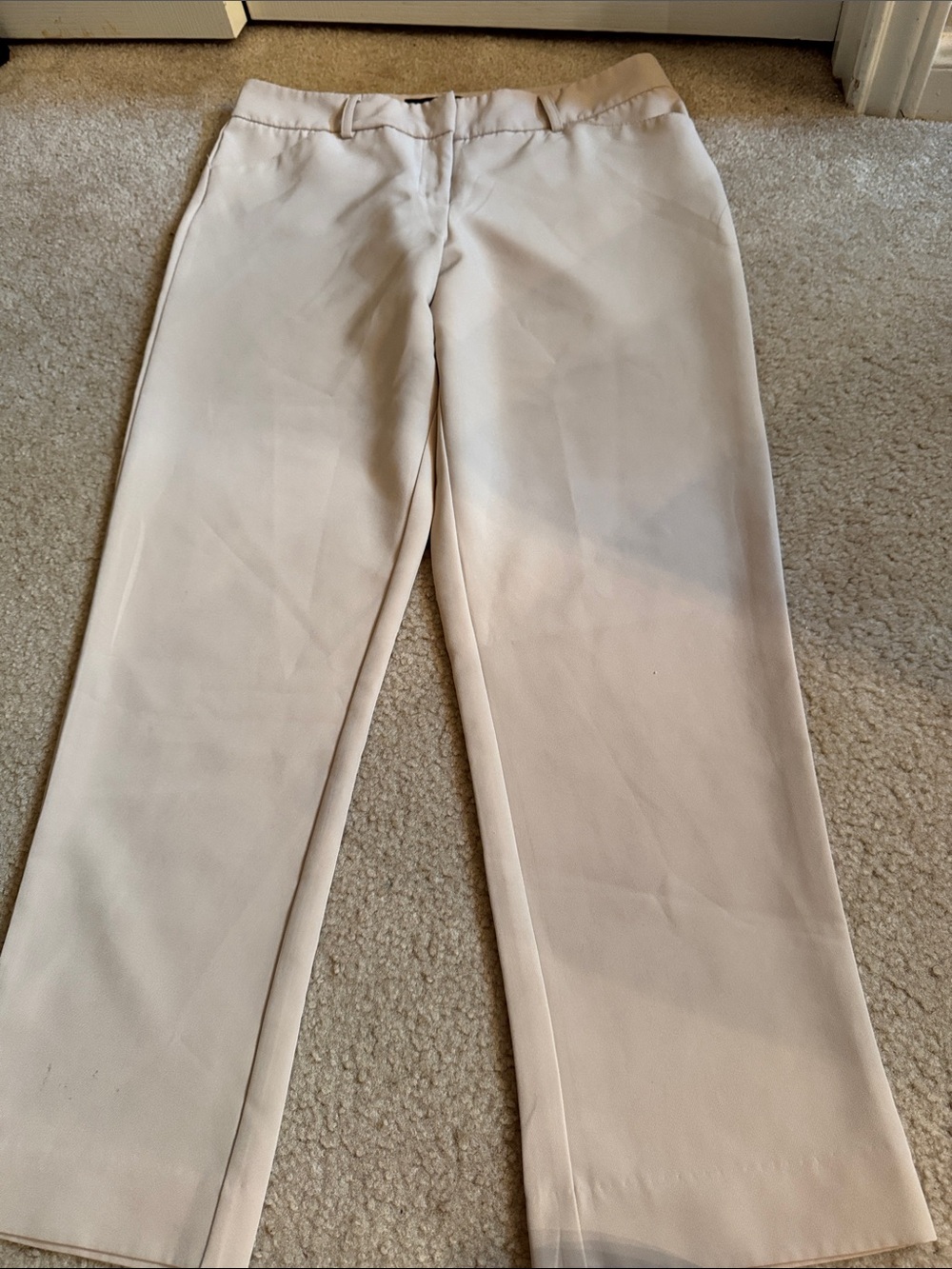 Zac & Rachel Light Cream Dress Pants - Size 10